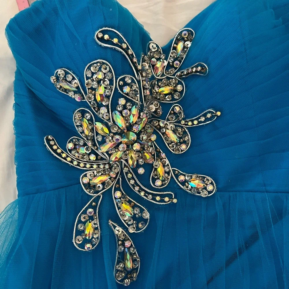 Blush Prom stunning blue